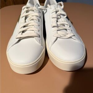 Skechers White Leather Sneakers